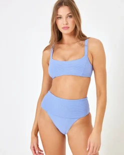 Online X Anthropologie Jess Bikini Top - Peri Blue Bikini Tops