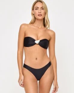 New Luminescent Bikini Top - Black Bikini Tops