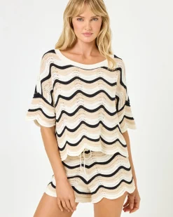 Outlet Make Waves Knit Short - Costa Nova Waves Sets|Loungewear