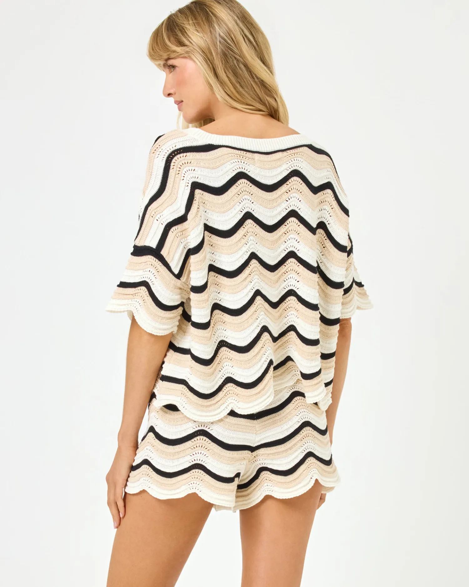 Outlet Make Waves Knit Short - Costa Nova Waves Sets|Loungewear