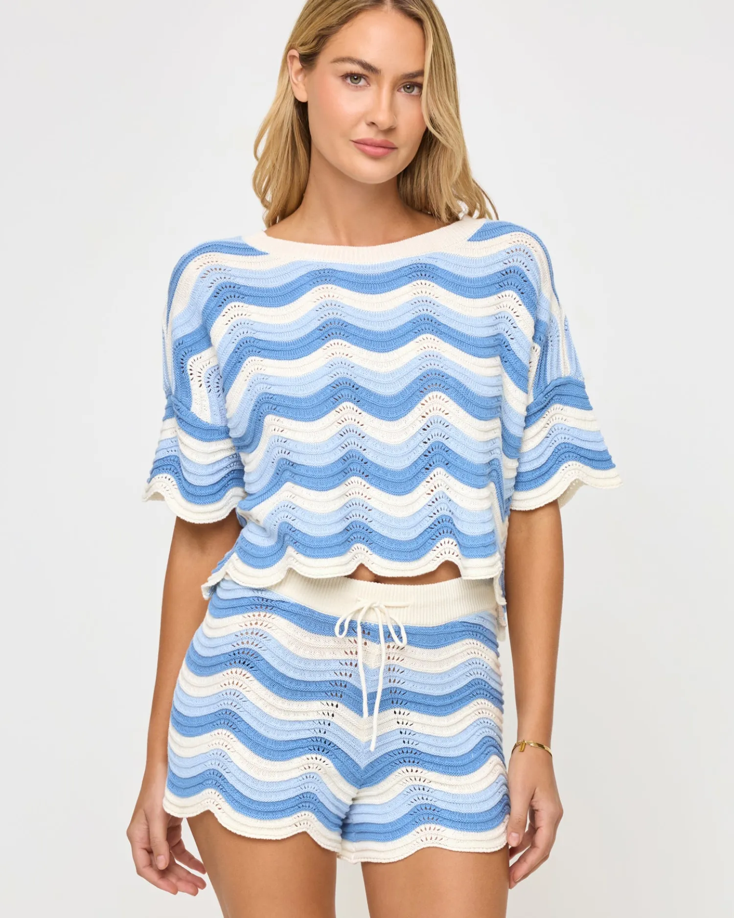 Online Make Waves Sweater - Blue Crush Sets|Loungewear