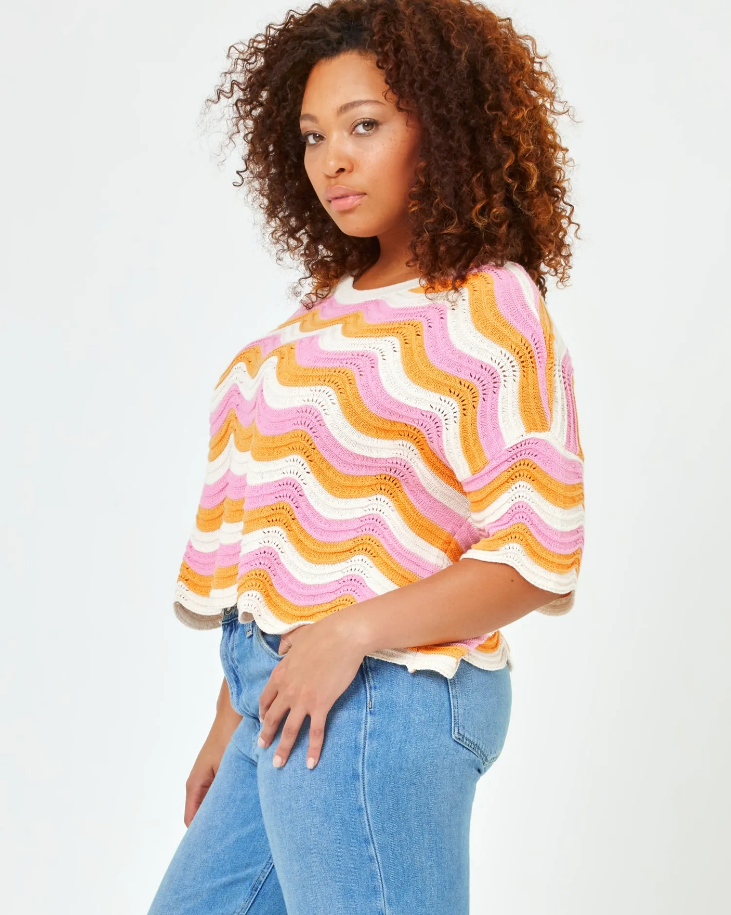 New Make Waves Sweater - Catching Sun Sets|Loungewear