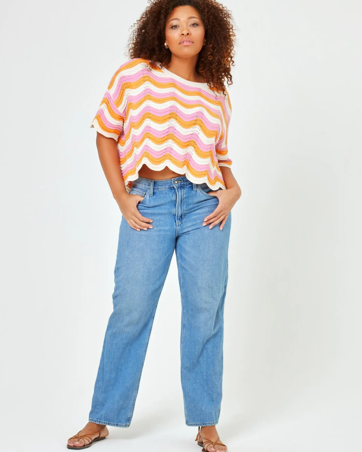 New Make Waves Sweater - Catching Sun Sets|Loungewear