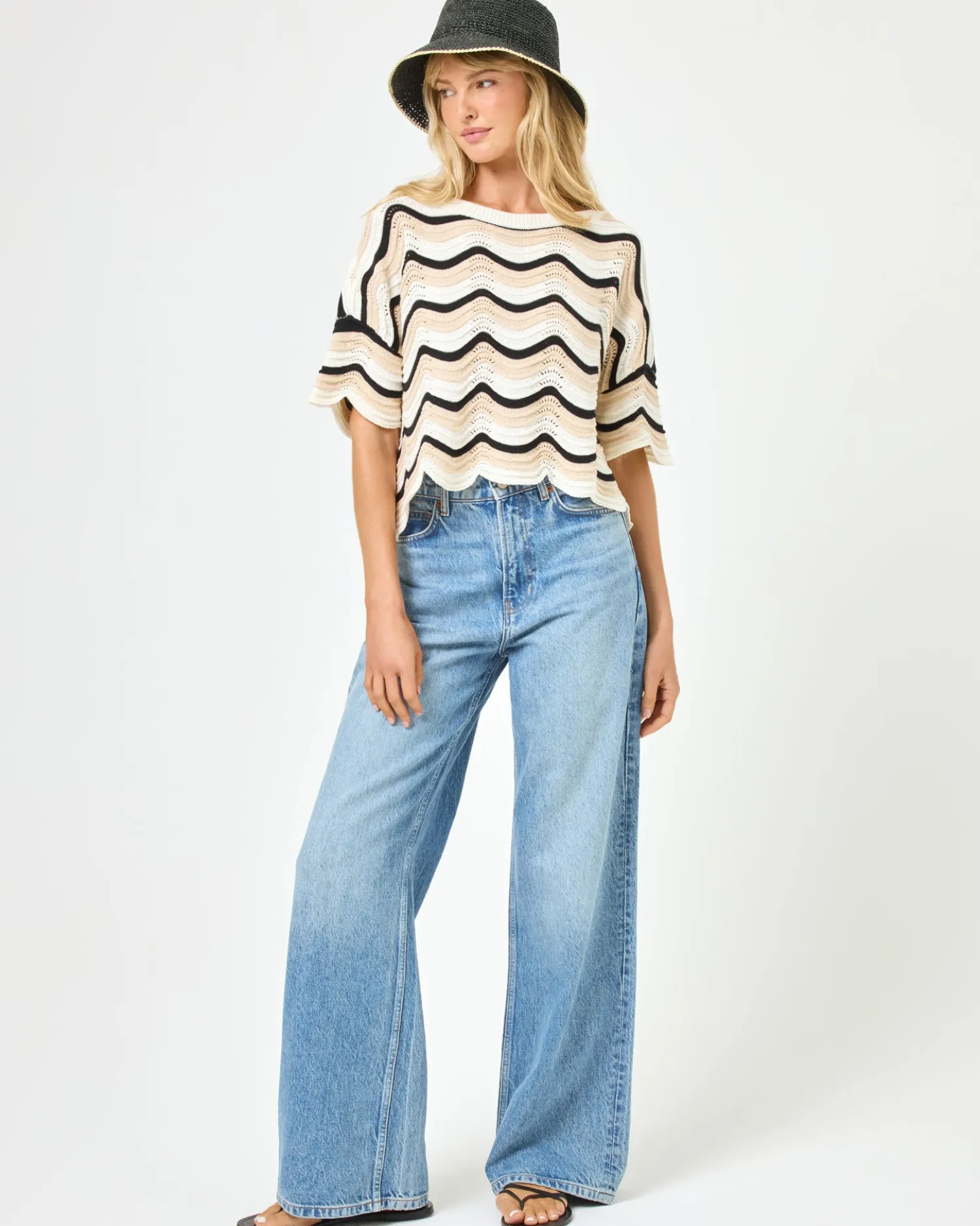 Fashion Make Waves Sweater - Costa Nova Waves Sets|Loungewear