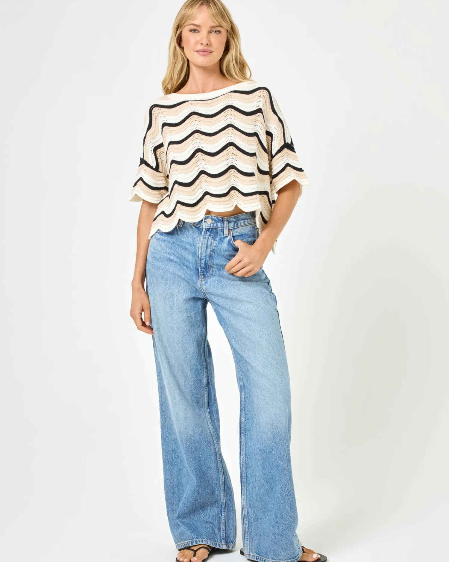 Fashion Make Waves Sweater - Costa Nova Waves Sets|Loungewear