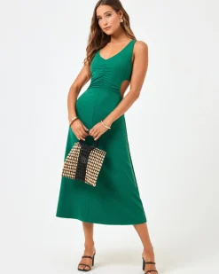 Outlet Margot Dress - Emerald Dresses