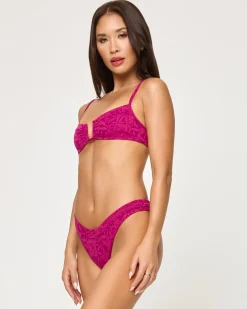 New Mercer Bikini Bottom - Berry Classic|Bikini Bottoms