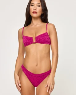 New Mercer Bikini Bottom - Berry Classic|Bikini Bottoms