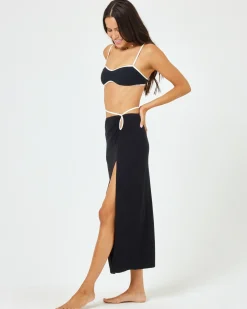 Best Monae Skirt - Black-Cream Cover-ups|Bottoms