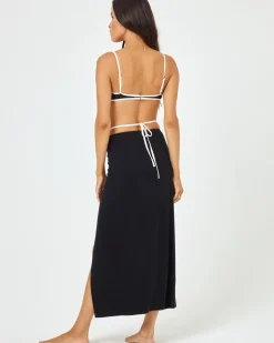 Best Monae Skirt - Black-Cream Cover-ups|Bottoms