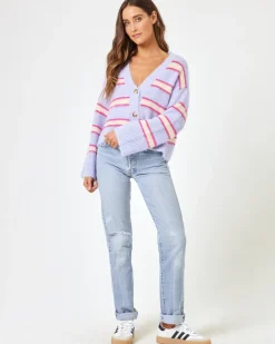 Clearance Montauk Sweater - Sandy Dune Stripe Sets|Loungewear