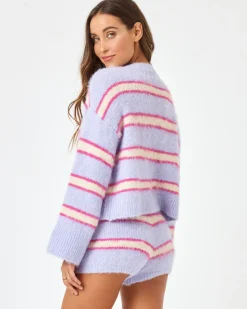 Clearance Montauk Sweater - Sandy Dune Stripe Sets|Loungewear