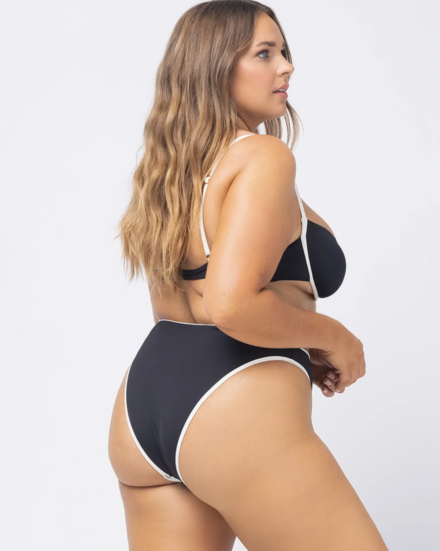 Sale Nora Bikini Bottom - Black Cream Bitsy|Bikini Bottoms
