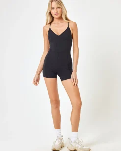 Discount Owen Romper - Black Dresses & Jumpsuits