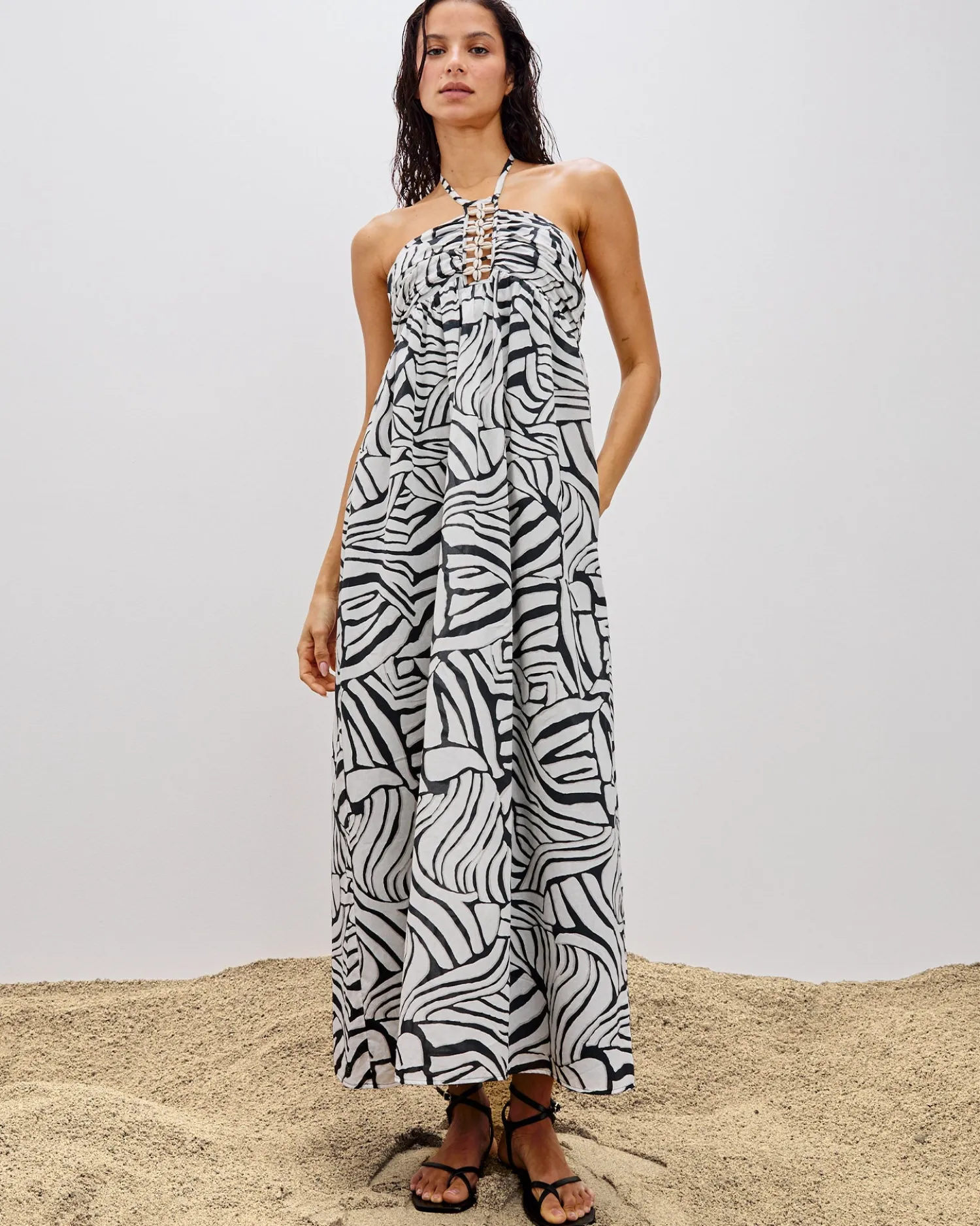 Sale Palazzo Dress - Playa Blanca Dresses