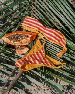 New Pixie Bikini Bottom - Sunset Stripe Bitsy|Bikini Bottoms
