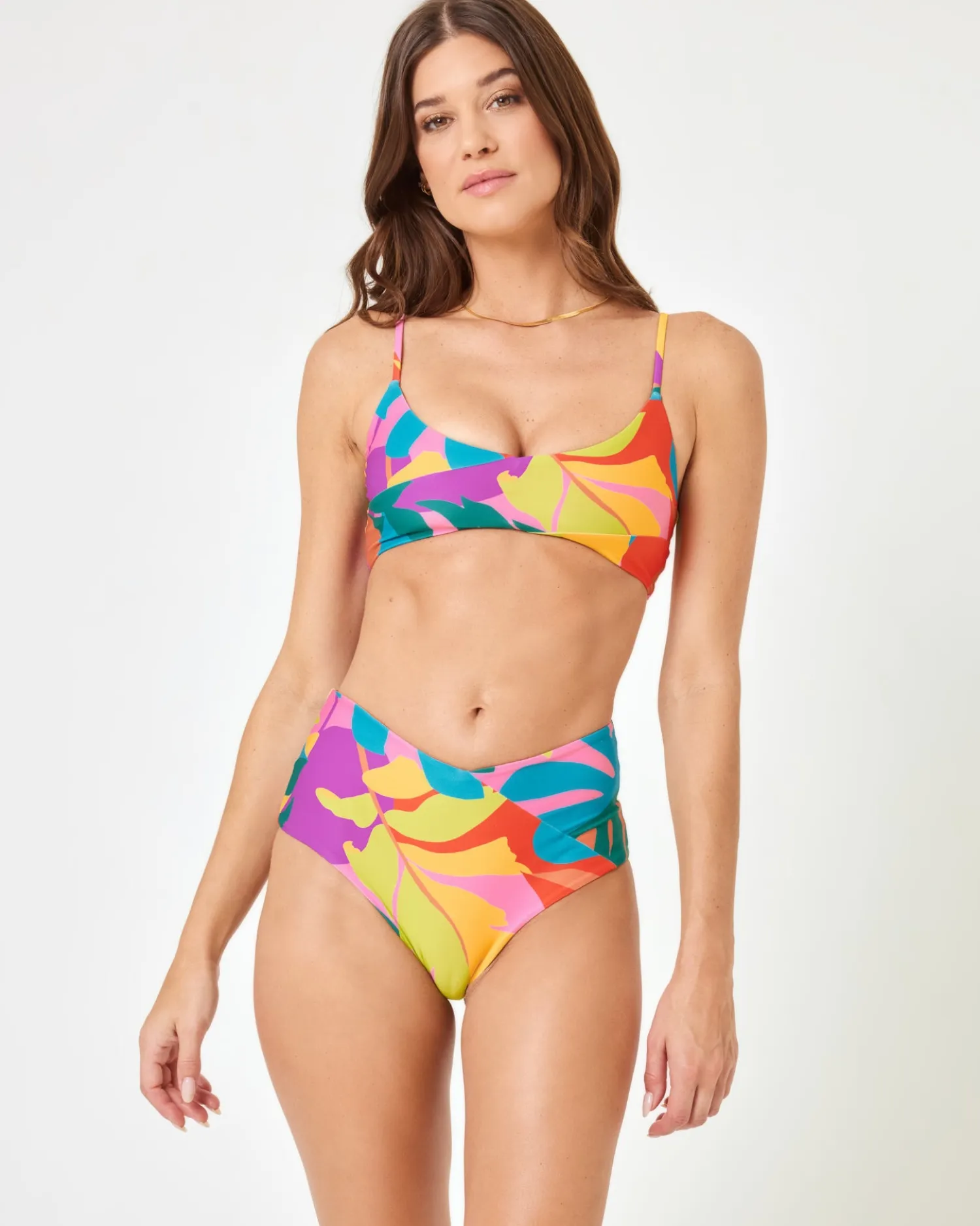 Hot Printed High Tide Bikini Top - Copacabana Bikini Tops
