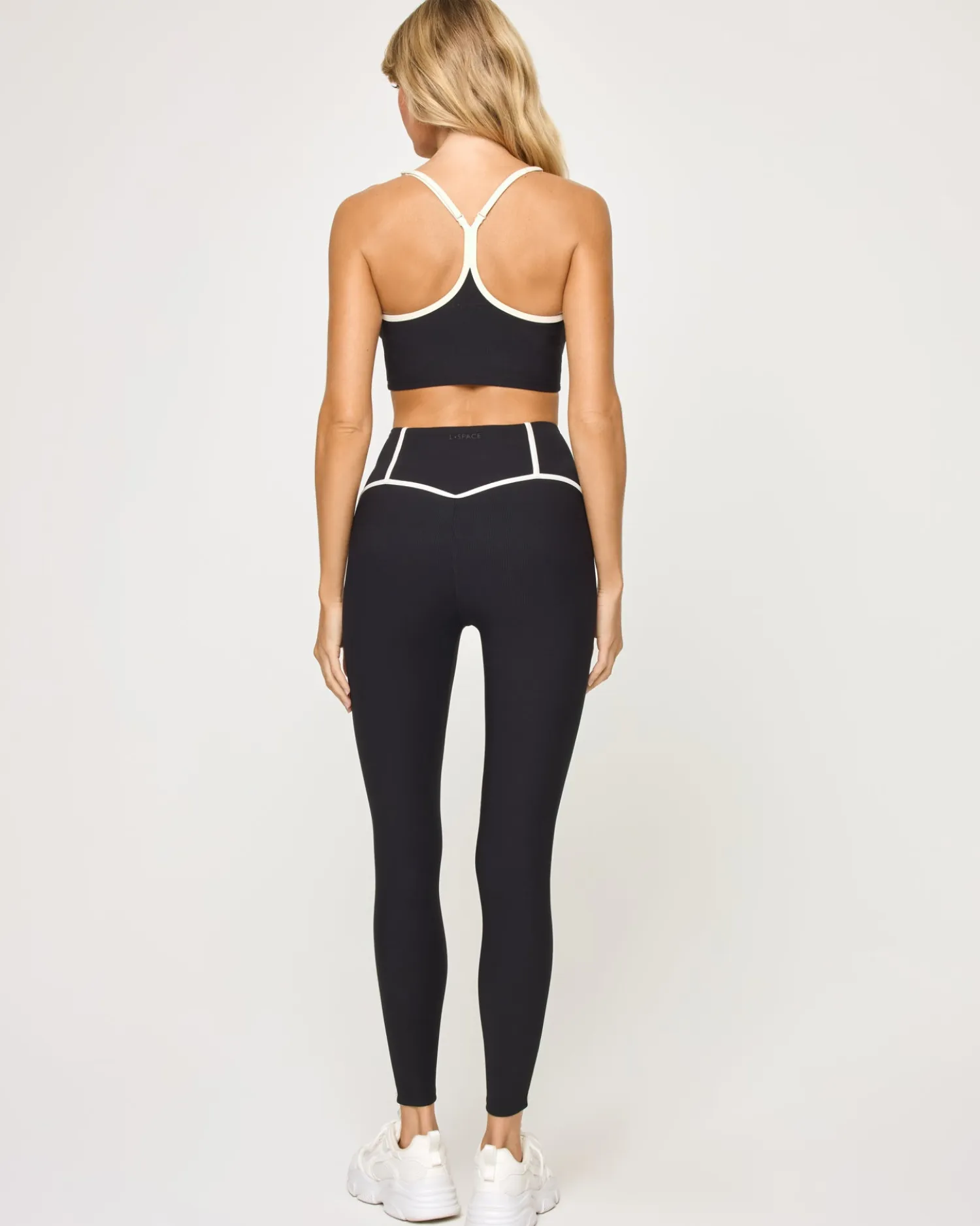 Fashion Revel Legging - Black-Cream Bottoms