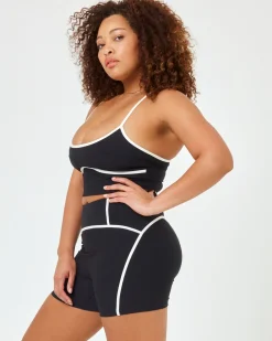 Online Revel Top - Black-Cream Tops & Bras