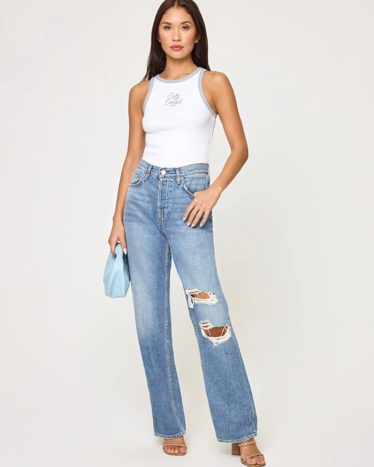 Hot Rewind Tank - Salty Cowgirl Tops|Basics