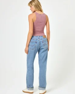 Online Rewind Tank - Smoky Quartz Tops|Basics