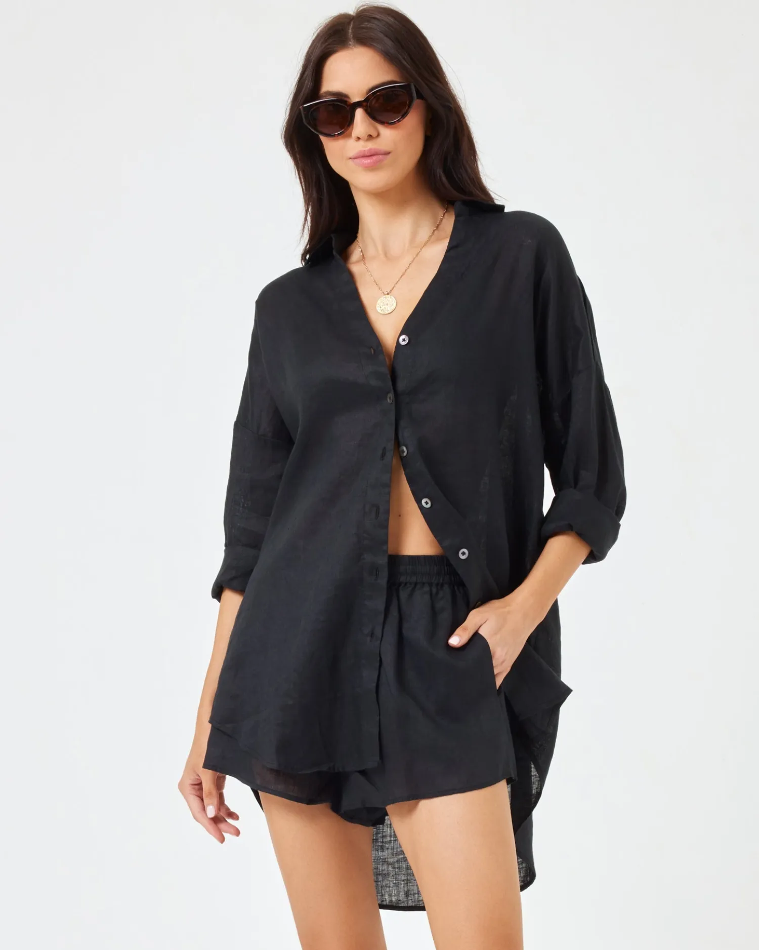 Discount Rio Tunic - Black Sets|Cover-ups