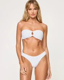 Discount Rocky Bikini Bottom - Eyelet White Classic|Bikini Bottoms