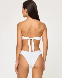 Fashion Rocky Bikini Bottom - White Classic|Bikini Bottoms