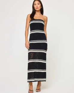 New Rosalia Dress - Black-Cream Dresses