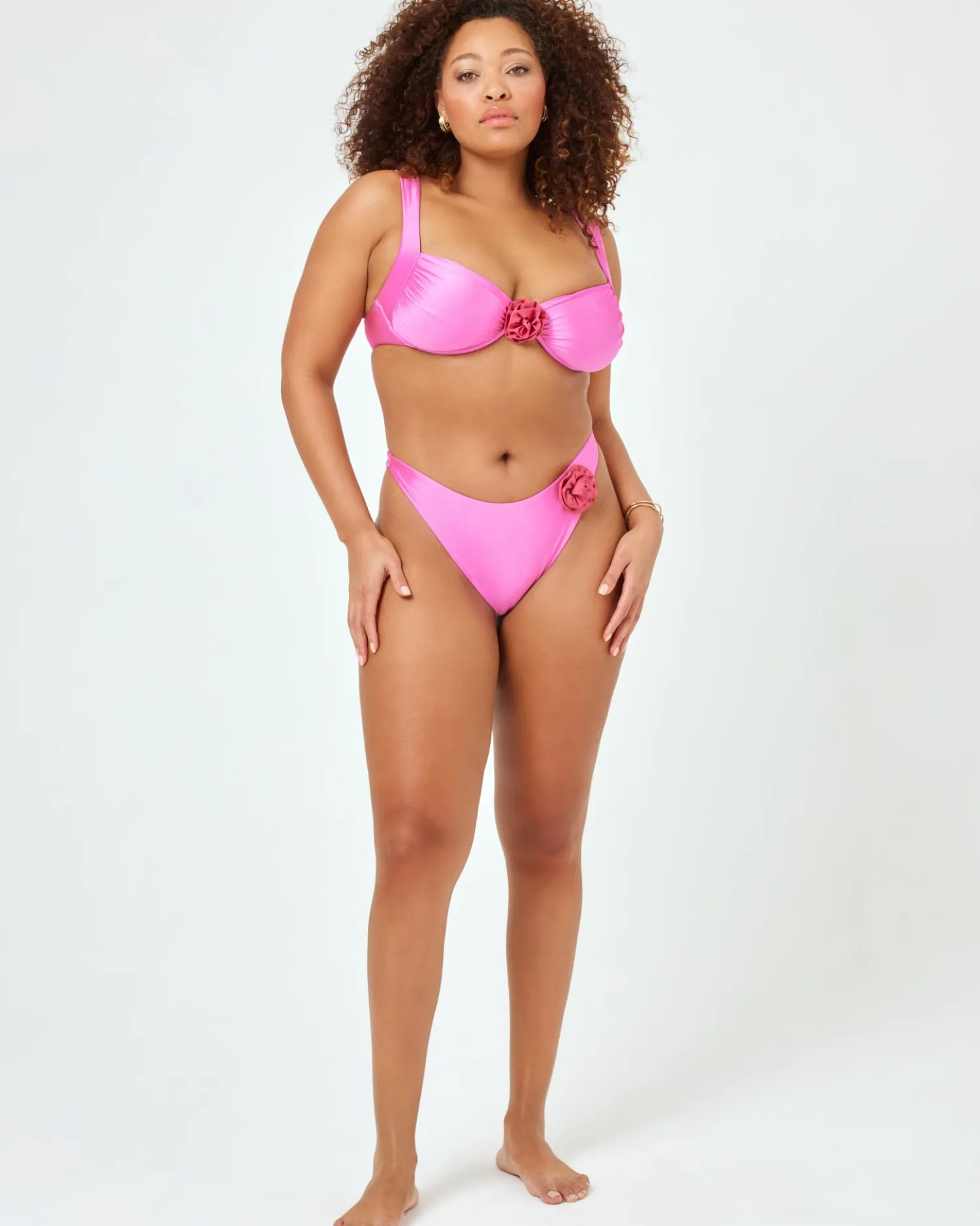 Online Rosette Leilani Bikini Bottom - Pink Quartz Bitsy|Bikini Bottoms