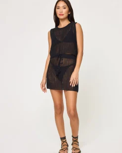Clearance Sander Skirt - Black Sets|Cover-ups