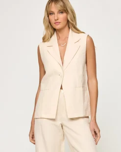 Sale San Marco Vest - Flax Sets|Tops
