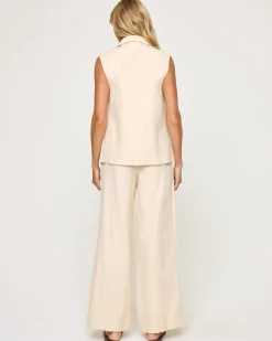 Sale San Marco Vest - Flax Sets|Tops