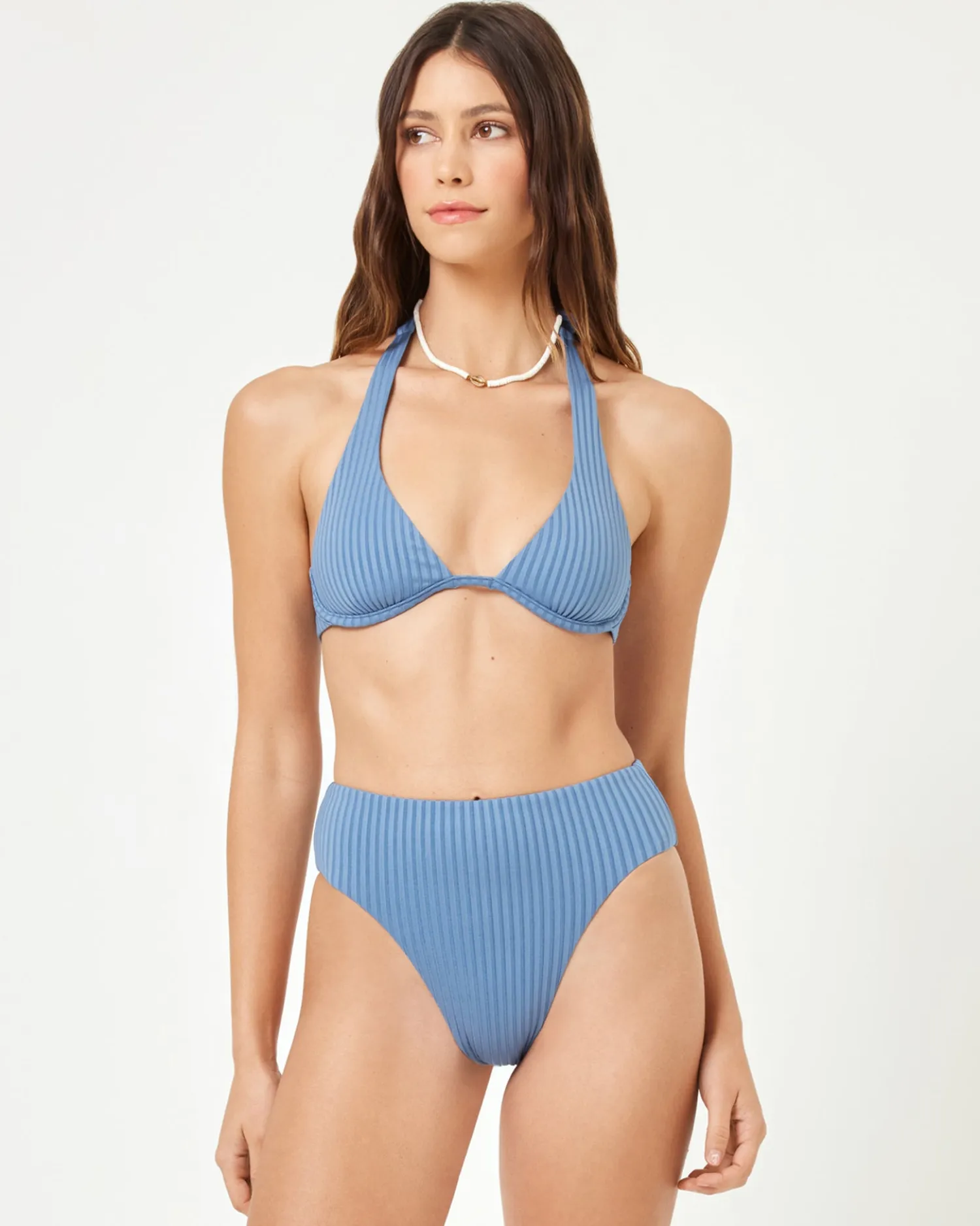 Fashion Savannah Bikini Bottom - Baltic High Waist|Classic