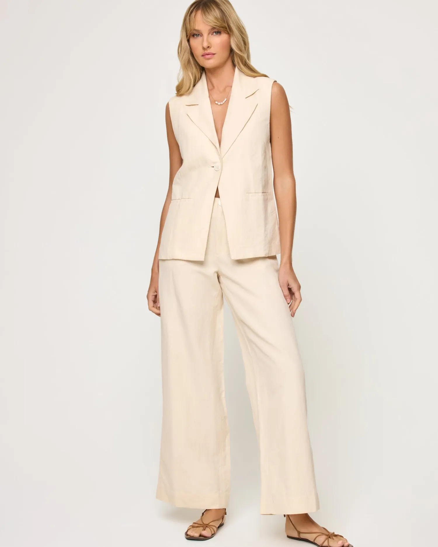 Outlet Sofie Trouser - Flax Sets|Bottoms