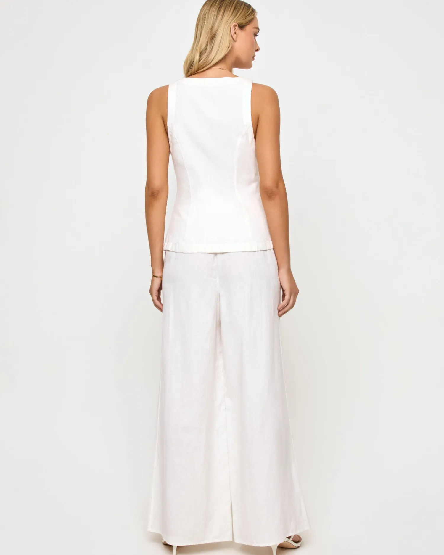 Sale Sofie Vest - White Sets|Tops