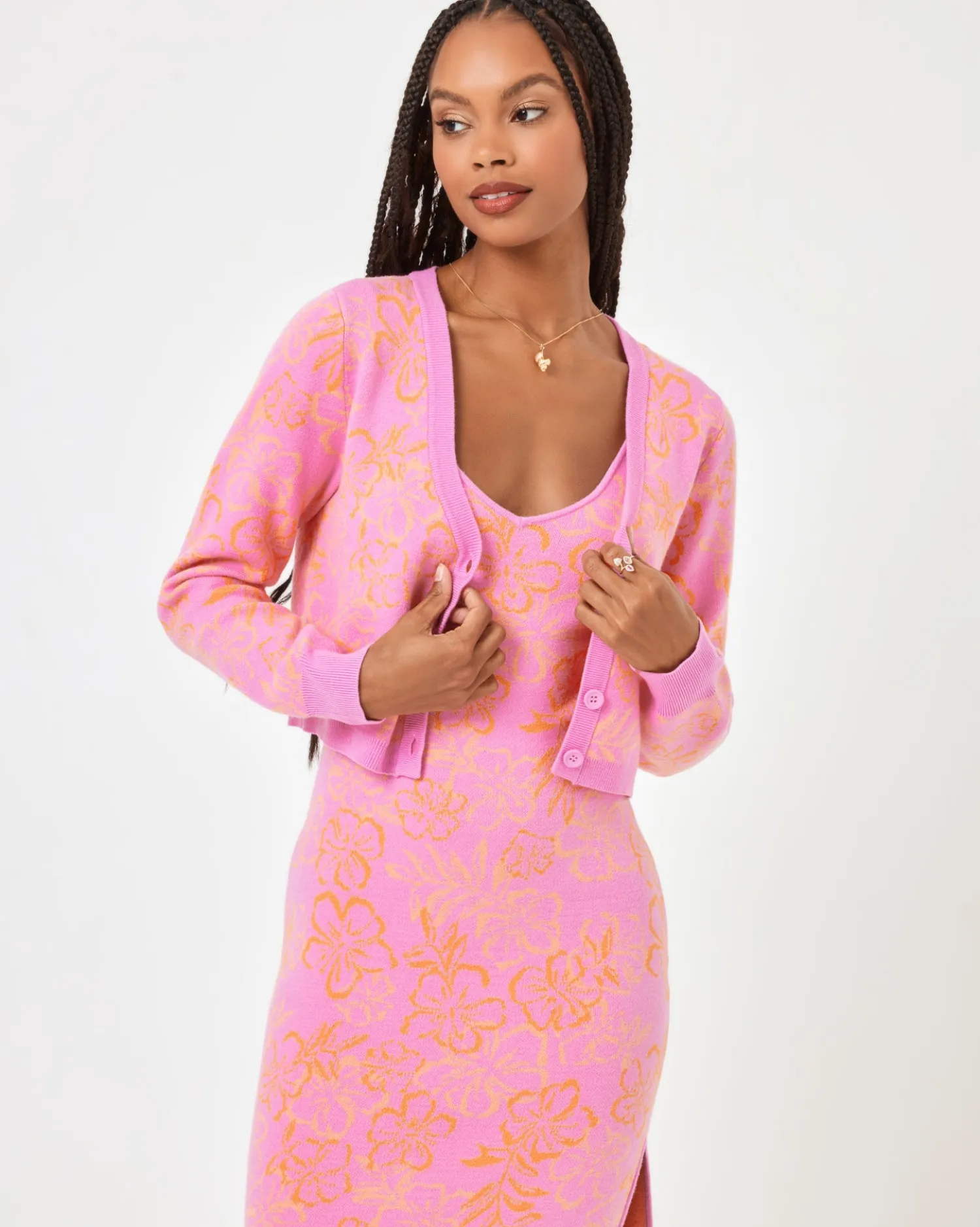 Best Spring Fling Sweater - Hibiscus Kiss Sweaters|Tops