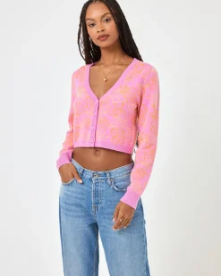 Best Spring Fling Sweater - Hibiscus Kiss Sweaters|Tops