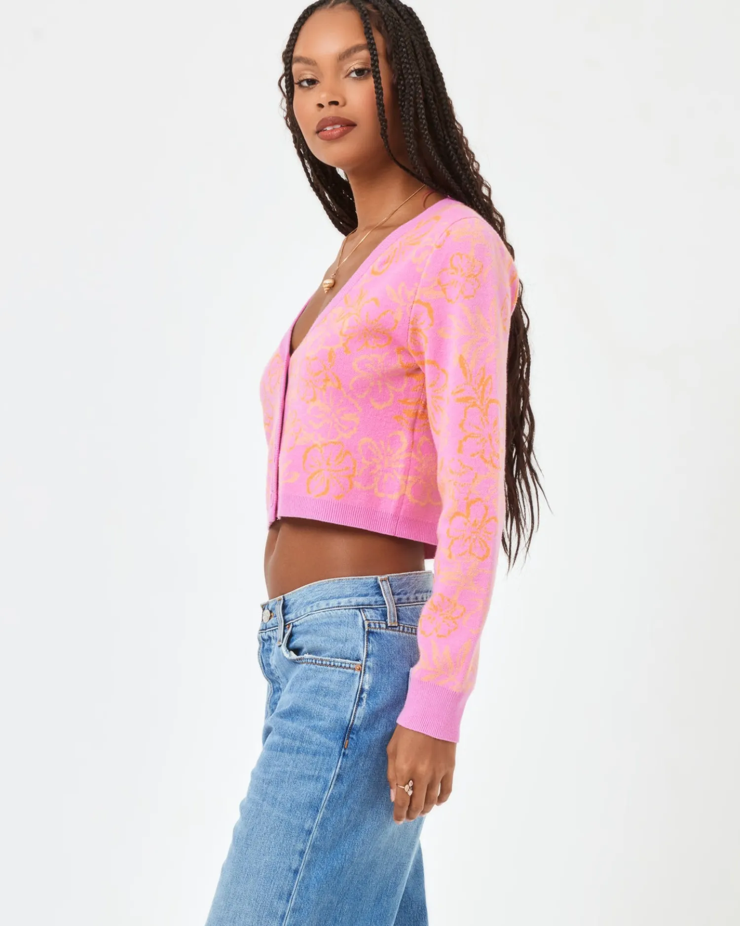 Best Spring Fling Sweater - Hibiscus Kiss Sweaters|Tops