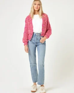 Fashion Strawberry Fields Cardigan - Strawberry Marl Sweaters