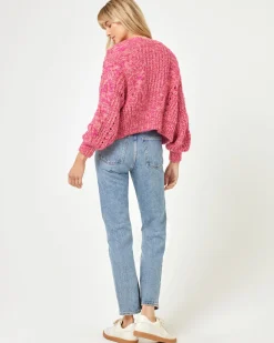 Fashion Strawberry Fields Cardigan - Strawberry Marl Sweaters