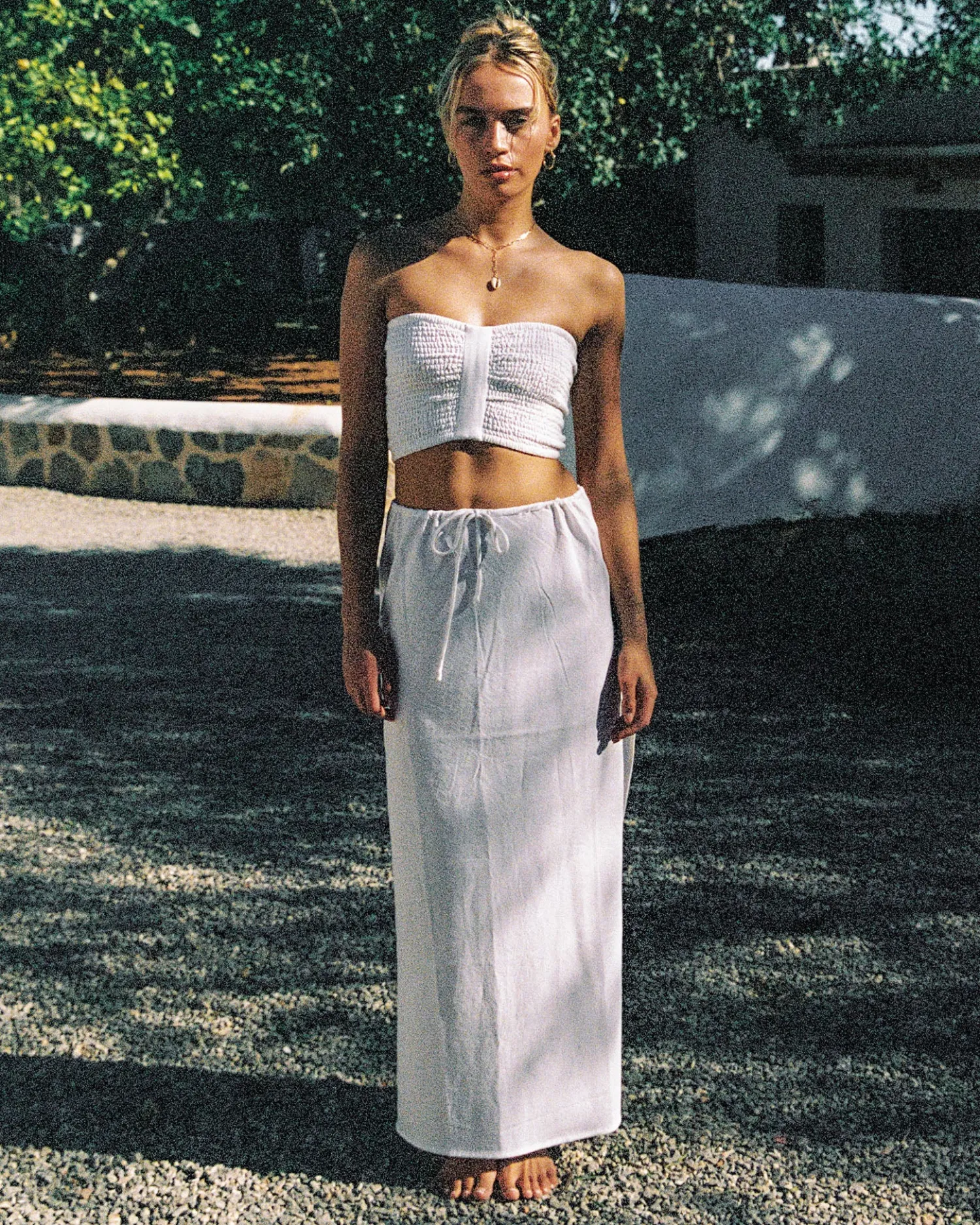 Fashion Summer Feels Tube Top - Cream Sets|Tops
