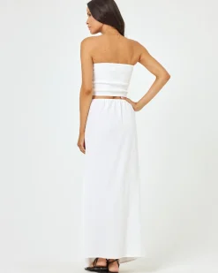 Fashion Summer Feels Tube Top - Cream Sets|Tops