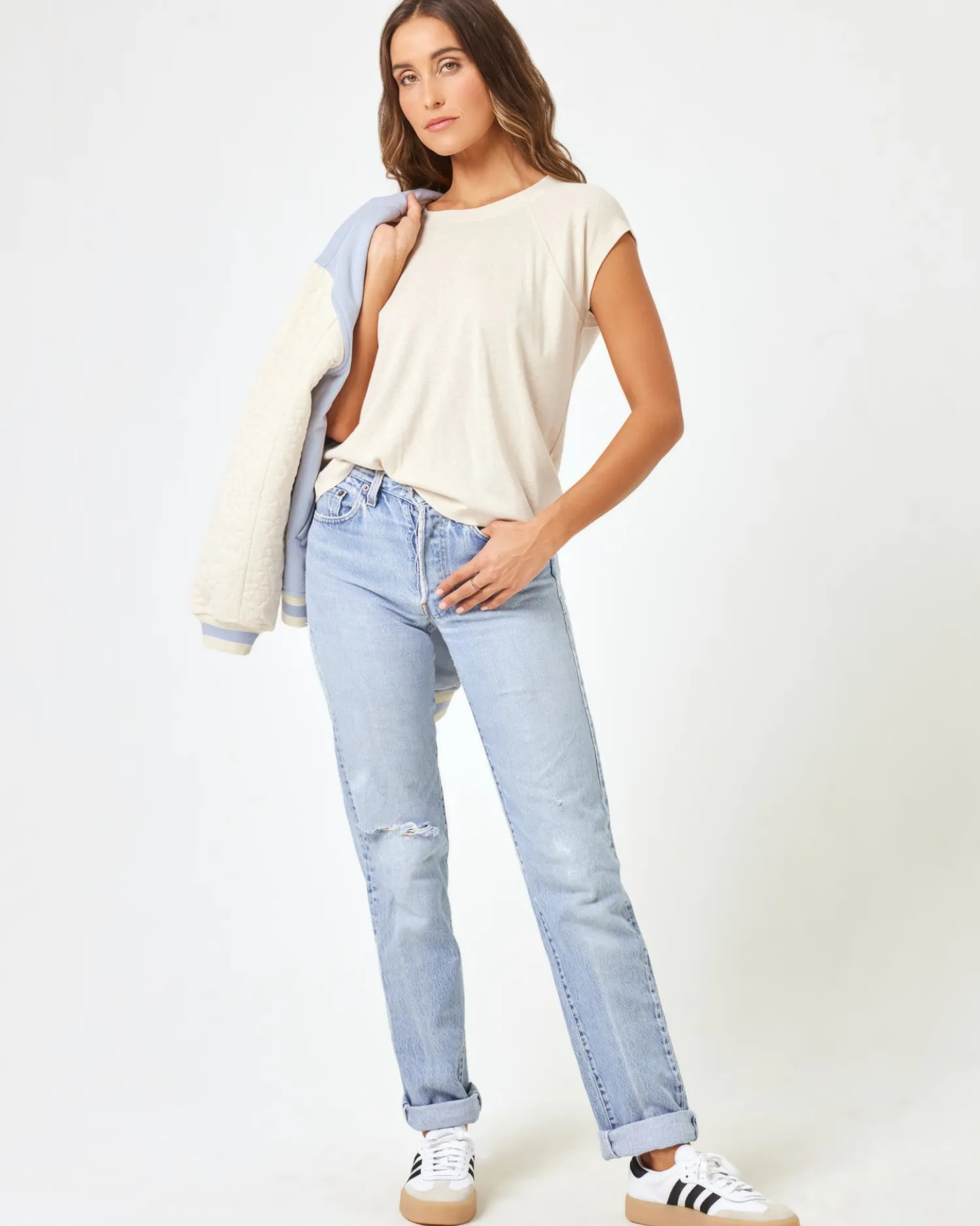 Outlet Sunday Tee - Bone Tops|Basics