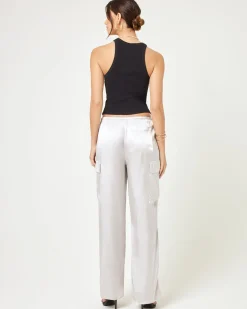 Best Sundown Cargo Pant - Silver Bottoms