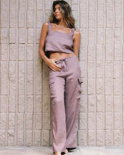 Outlet Sundown Cargo Pant - Smoky Quartz Sets|Bottoms