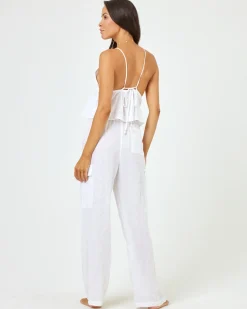 Best Sundown Cargo Pant - White Sets|Bottoms