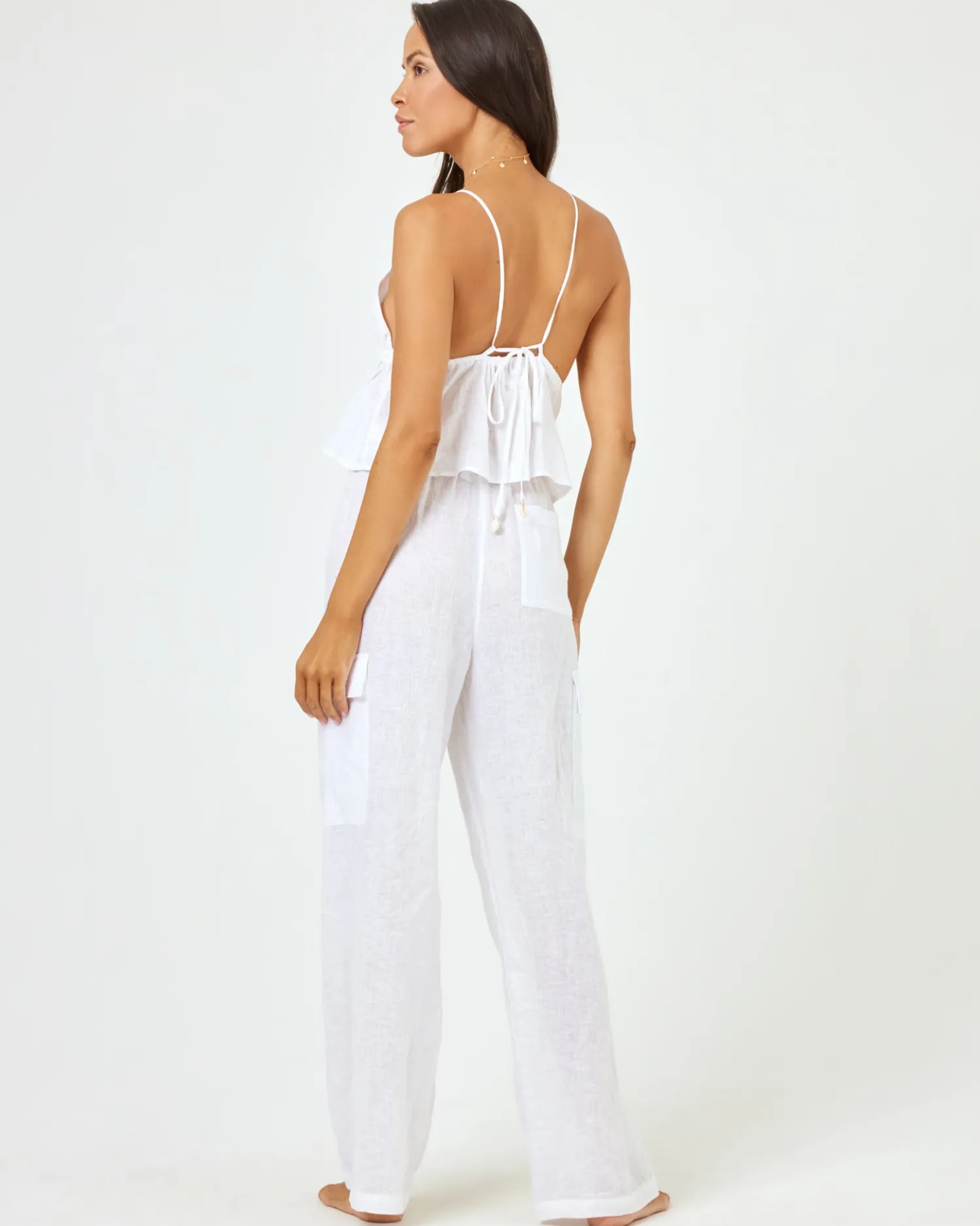 Best Sundown Cargo Pant - White Sets|Bottoms
