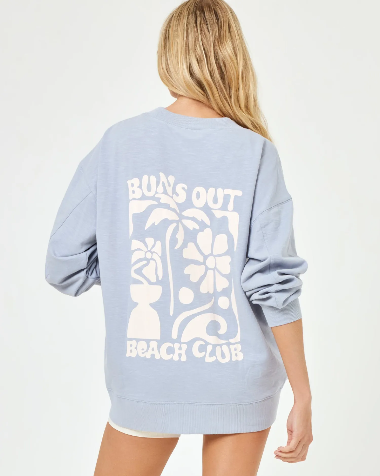 Fashion Sunnyside Sweatshirt - Haze Tops & Bras|Loungewear