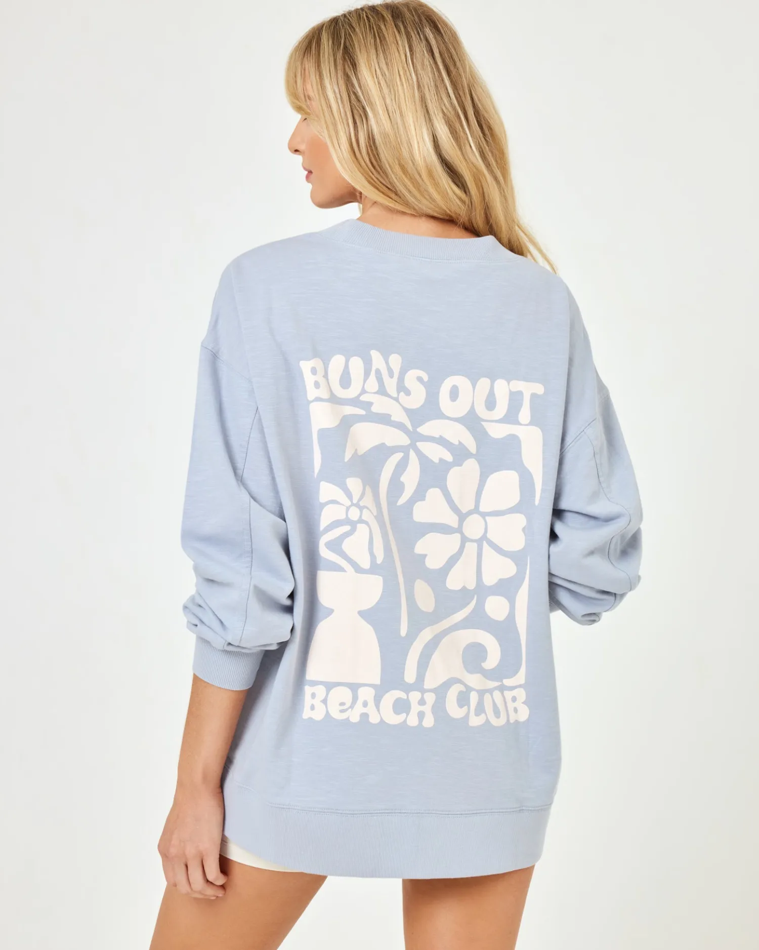 Fashion Sunnyside Sweatshirt - Haze Tops & Bras|Loungewear